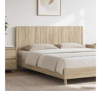 vidaXL Cabecero de pared ZWOLLE, estructura de madera en acabado Sonoma