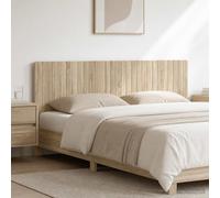 vidaXL Cabecero de pared ZWOLLE, estructura de madera en acabado Sonoma