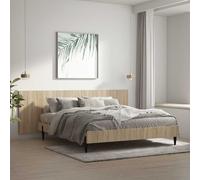 vidaXL Cabecero pared madera contrachapada roble Sonoma 240x1,5x80cm