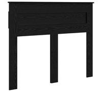 vidaXL Cabecero Roble Negro Madera contrachapada, Cabecero de Madera Elegante, Diseño Rectangular Moderno, Decoración Duradera para el Dormitorio