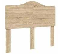 vidaXL Cabecero Roble Sonoma Madera contrachapada, Cabecera de Dormitorio Moderna, diseño Rectangular, Mueble Minimalista Duradero, decoración fácil para tu Zona de Descanso