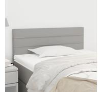 vidaXL Cabecero Tapizado Cama Antimancha Acolchado Protector Elástico Prueba Dormitorio de Tela 90x5x78/88 cm