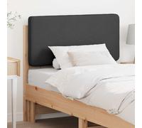 vidaXL Cabecero tapizado con cabecera Marrón y gris oscuro 100 cm