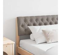 vidaXL Cabecero tapizado Taupé 180 cm Madera de pino macizo