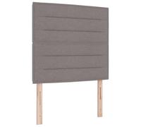 vidaXL Cabecero Taupé Tela | Las líneas elegantes de este cabecero realmente mejoran tu dormitorio, Colócalo como más te guste, sin líos,