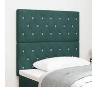 vidaXL Cabecero Verde Claro Gris 100 cm Terciopelo