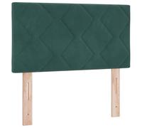 vidaXL Cabecero Verde Oscuro 80 cm Terciopelo | Personalizable como quieras, Estilo moderno en verde oscuro, Tejido suave para más comodidad