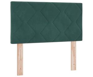 vidaXL Cabecero Verde Oscuro 80 cm Terciopelo | Personalizable como quieras, Estilo moderno en verde oscuro, Tejido suave para más comodidad