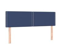 Vidaxl cabeceros 2 unidades tela azul 72x5x78/88 cm