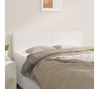 vidaXL Cabeceros cuero sintético blanco 144x5x78/88 cm