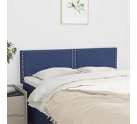 Vidaxl cabeceros 2 unidades tela azul 72x5x78/88 cm