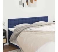 vidaXL Cabeceros tela azul 180x5x78/88 cm