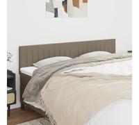 vidaXL Cabeceros tela gris taupe 160x5x78/88 cm