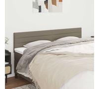 vidaXL Cabeceros tela gris taupe 180x5x78/88 cm