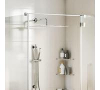 vidaXL Cabezal de ducha cuadrado efecto lluvia acero inox 304 50x50 cm