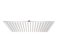 vidaXL Cabezal de ducha cuadrado efecto lluvia acero inoxidable 50x50
