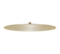 vidaXL Cabezal de ducha redondo efecto lluvia acero inox dorado 50 cm