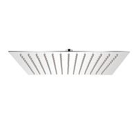 vidaXL Cabezal Ducha Cuadrado Efecto Lluvia Acero Inoxidable 25x25cm Alcachofa