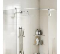 vidaXL Cabezal ducha efecto lluvia acero inox 304 rectangular 40x30 cm