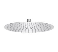 vidaXL Cabezal ducha redondo efecto lluvia acero inoxidable 304 30 cm