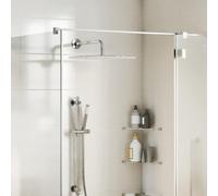 vidaXL Cabezal ducha redondo efecto lluvia acero inoxidable 304 50 cm