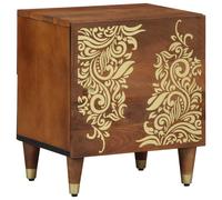 vidaXL Cabinet de noche con puerta Marrón miel 40 x 33 x 46 cm