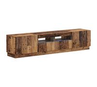 vidaXL Cabinet de TV LED de 5 piezas Madera envejecida