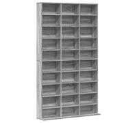 vidaXL Cabinet para CDs con estante Madera de ingeniería 101 x 23 x 177,5 cm Gris Sonoma