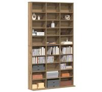 vidaXL Armario para CDs Roble Artesanal - Organizador compacto, moderno 101 x 23 x 177,5 cm