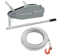 vidaXL Cabrestante elevador de cable 800 kg