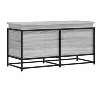 vidaXL Caja de almacenaje con tapa madera gris Sonoma 100x40x51,5 cm