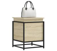 vidaXL Caja de almacenaje con tapa madera roble Sonoma 40x40x51,5 cm