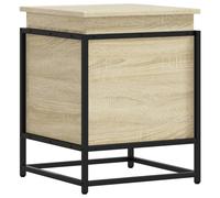 vidaXL Caja de almacenaje con Tapa Madera Roble Sonoma 40x40x51,5 cm, Caja de Mantas, baúl de almacenaje, Caja de almacenaje de Juguetes