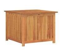 vidaXL Caja de Almacenaje de Jardín, Cofre con Bolsa Resistente al Agua, Baúl para Cojines Mantas, Caja para Patio Terraza, Madera Maciza de Acacia