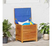 vidaXL Caja de almacenaje de jardín madera maciza acacia 60x50x56 cm