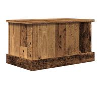 vidaXL Caja de almacenaje Madera de ingeniería envejecida 30x50x28 cm, arcón – Roble artisan
