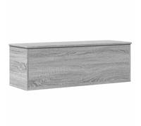 vidaXL Caja de almacenaje madera ingeniería gris Sonoma 102x35x35 cm