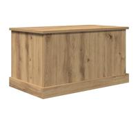 vidaXL Caja de almacenaje Madera ingeniería Roble Artisan 70x40x38 cm, Caja de almacenaje, Cofre de Herramientas, arcón de almacenaje