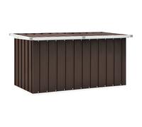 vidaXL Caja de almacenaje para jardín 129x67x65 cm en color Gris/Marrón/Antracita y más