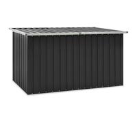 vidaXL Caja de almacenaje para jardín 171x99x93 cm – Baúl cojines y herramientas, Gris antracita