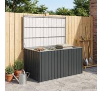 vidaXL Caja de almacenaje para jardín gris antracita 171x99x93 cm