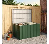 vidaXL Caja de almacenaje para jardín verde 149x99x93 cm