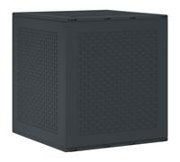 vidaXL Caja de Almacenamiento Antracita 55 x 53 x 57 cm Polipropileno