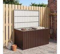 vidaXL Caja de almacenamiento de jardín marrón 171x99x93 cm
