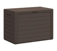 vidaXL Caja de almacenamiento de jardín marrón 78x44x55 cm