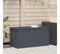 vidaXL Caja de Almacenamiento Exterior Antracita 100 x 50,5 x 50 cm
