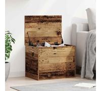 vidaXL Caja de Almacenamiento Madera envejecida 60 x 42 x 46 cm