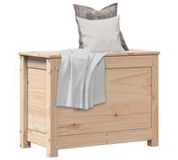 vidaXL Caja de almacenamiento madera maciza de pino 60x32x45,5 cm