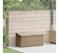 vidaXL Caja de almacenamiento para jardín beige 110x50x58 cm