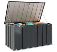 vidaXL Caja de Almacenamiento para Jardín Negro 101 x 56,5 x 50 cm